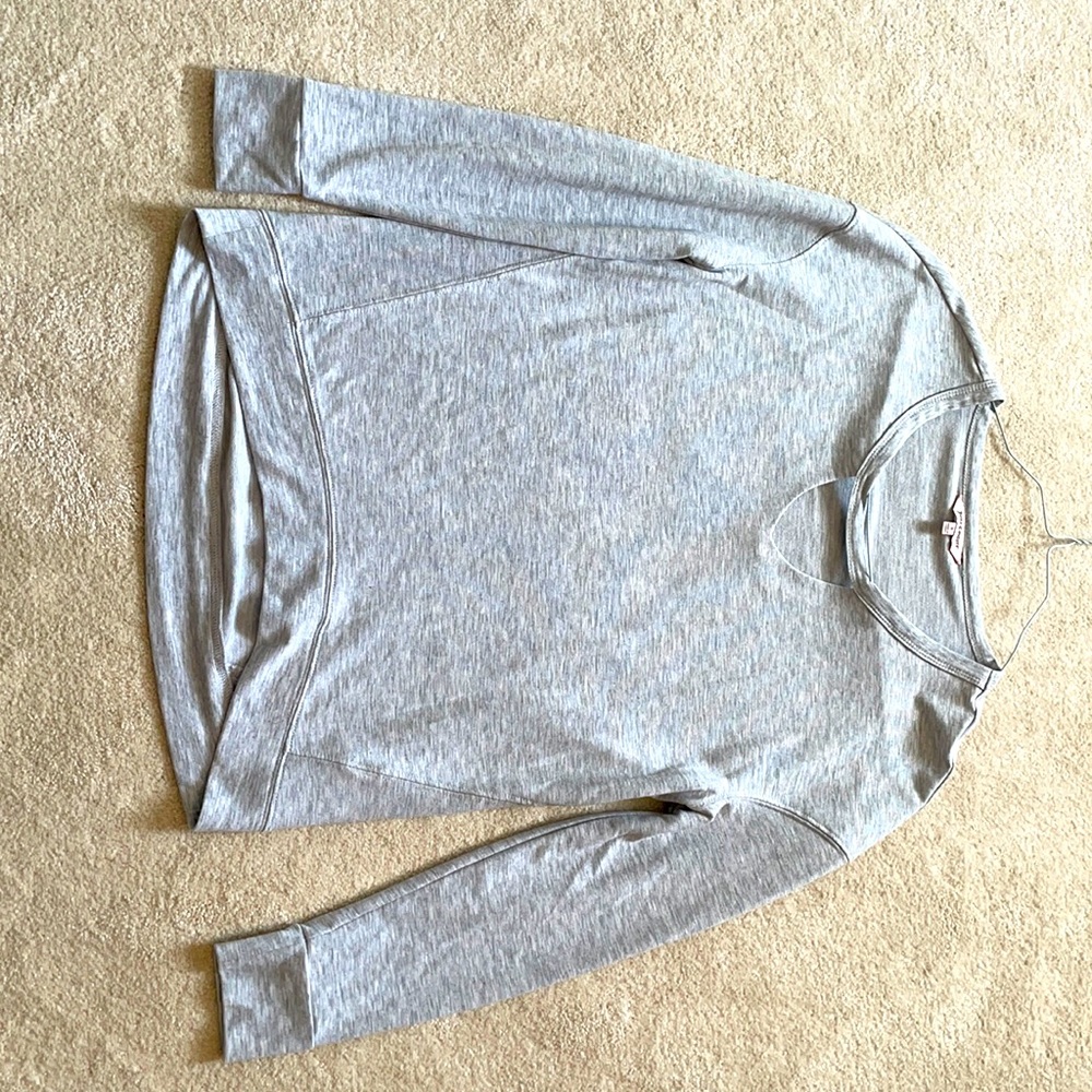 Juicy Couture Keyhole Hi Low Long Sleeve Shirt